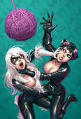 Batman_(Series) Black_Cat Catwoman Crossover DC_Comics Marvel Spider-Man_(Series) // 684x1000 // 610.1KB // jpg