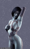 3D Cortana Halo Source_Filmmaker kynngryen // 1582x2600 // 3.6MB // png