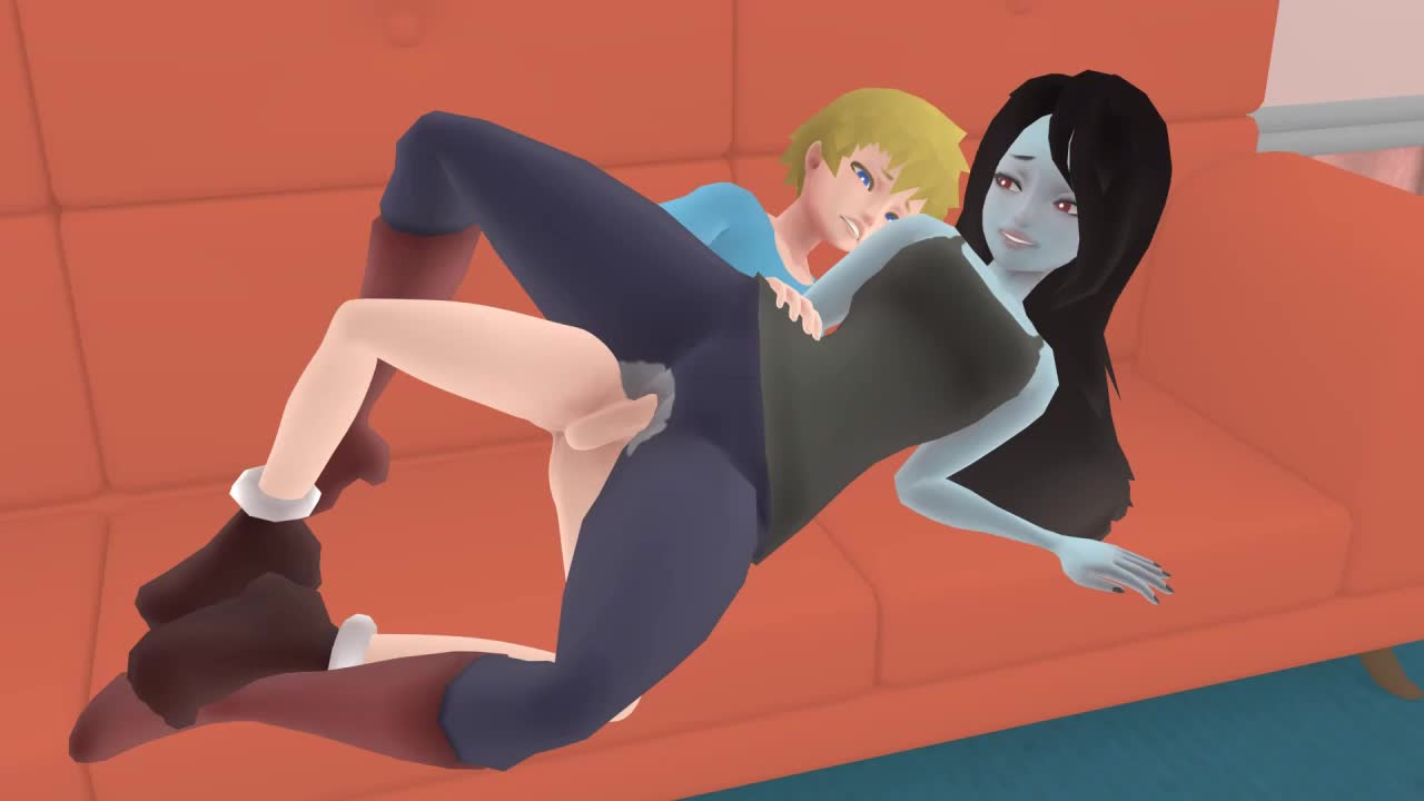 3D Adventure_Time Animated Blender Finn_the_Human HipMinky Marceline_the_Vampire_Queen // 1280x720 // 73.9KB // webm