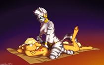 Applejack Hobb My_Little_Pony_Friendship_Is_Magic Zecora // 1280x800 // 1.4MB // png