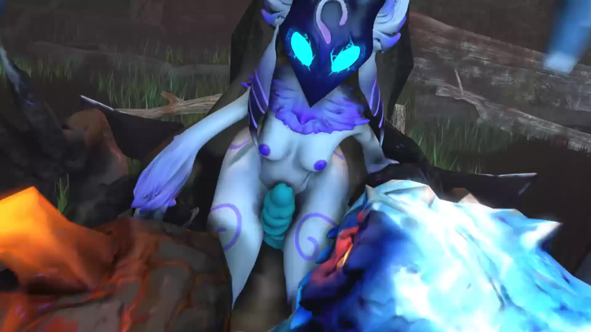 3D Animated Kindred League_of_Legends Source_Filmmaker twitchyanimation // 1920x1080 // 1.2MB // webm