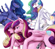 My_Little_Pony_Friendship_Is_Magic Princess_Cadance Princess_Celestia Princess_Luna // 1057x935 // 999.0KB // png