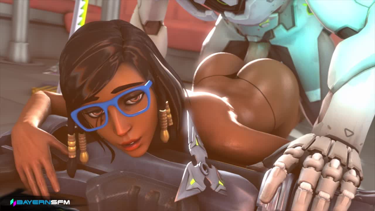 3D Animated Genji Overwatch Pharah Source_Filmmaker bayernsfm // 1280x720 // 2.5MB // webm