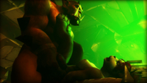 Animated Fel_Orc Pandaren Rexxcraft World_of_Warcraft // 1080x608 // 6.3MB // gif