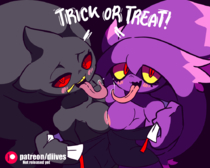 Animated Banette_(Pokémon) Mismagius_(Pokémon) Pokemon diives // 1000x800 // 730.8KB // gif