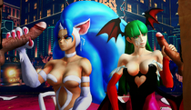 3D Darkstalkers Felicia Morrigan_Aensland XNALara ratounador // 2596x1490 // 814.0KB // jpg