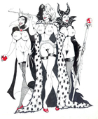 101_Dalmatians Crossover Cruella_de_Vil Disney_(series) Maleficent_(character) Sleeping_Beauty_(film) Snow_White_and_the_Seven_Dwarfs The_Evil_Queen_(Disney) // 474x576 // 77.0KB // jpg