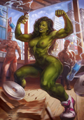 Marvel_Comics She-Hulk_(Jennifer_Walters) Tixnen // 1057x1500 // 969.5KB // jpg