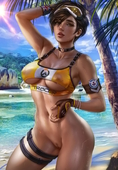 Logan_Cure Overwatch Summer Tracer nsfw // 1765x2552 // 497.2KB // jpg