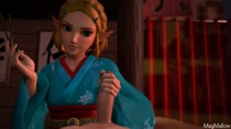 3D Animated Princess_Zelda Sound The_Legend_of_Zelda magmallow // 1280x720 // 2.2MB // mp4
