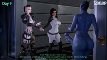 3D Asari Banap Blender Jack_(Subject_Zero) Liara_T'Soni Mass_Effect Miranda_Lawson // 3840x2160 // 2.3MB // jpg