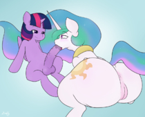 My_Little_Pony_Friendship_Is_Magic Princess_Celestia Twilight_Sparkle Zoarity // 1280x1032 // 509.7KB // png