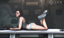 3D Alien_isolation Ellen_Ripley Froggy Source_Filmmaker sigourney_weaver // 4724x2862 // 4.3MB // jpg