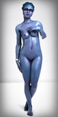 3D Asari Asarimaniac Mass_Effect Mass_Effect_Andromeda Peebee Pelessaria_B'Sayle // 500x1000 // 65.7KB // jpg