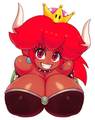 Bowser_Peach Bowsette Peachette Princess_Peach Super_Mario_Bros matospectoru // 1000x1263 // 217.6KB // png