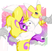 Darth_dickingson Digimon Renamon // 2213x2177 // 1.7MB // jpg