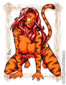 Garrett_Blair Marvel_Comics Tigra // 579x750 // 477.3KB // jpg