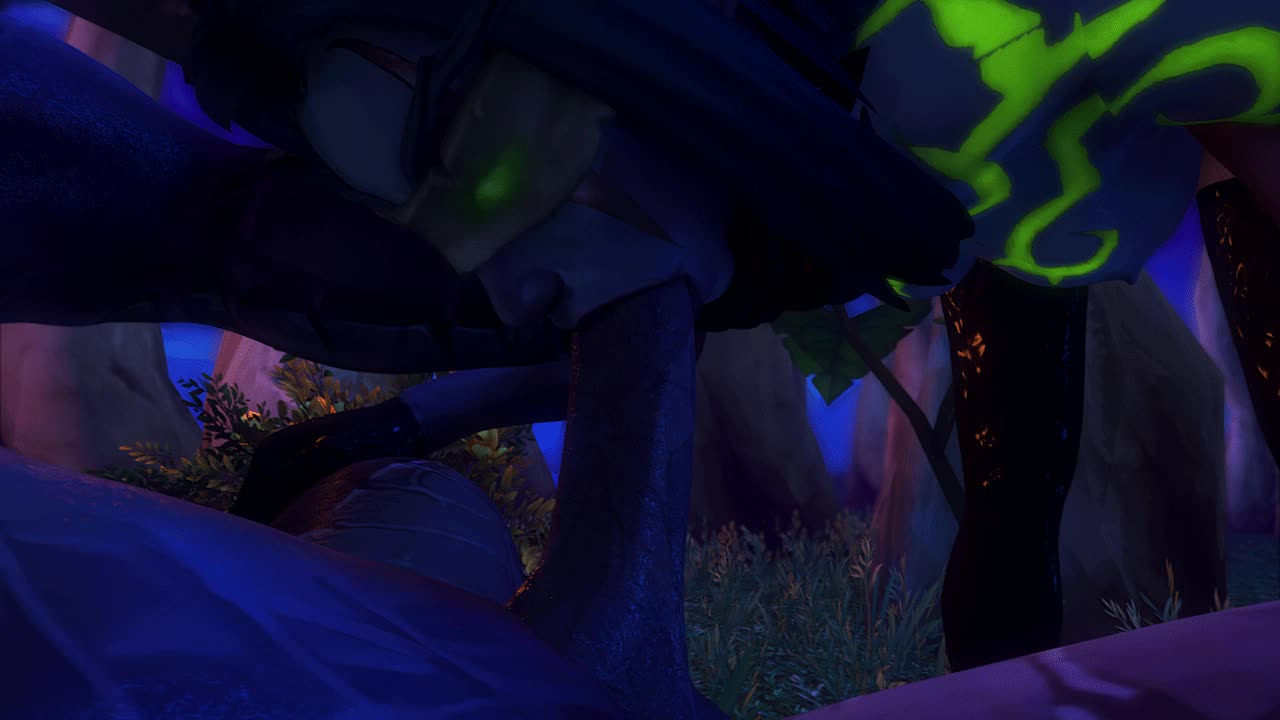 3D Animated Night_Elf Runiclodges World_of_Warcraft // 1280x720 // 656.1KB // webm