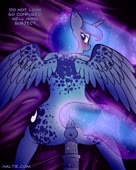 Animated My_Little_Pony_Friendship_Is_Magic Princess_Luna Sound haltie // 1600x2000 // 18.2MB // webm