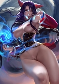 Ahri League_of_Legends Zumi // 3508x4961 // 1.0MB // jpg