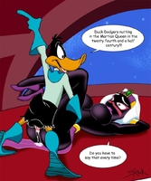 Daffy_Duck Duck_Dodgers Looney_Tunes Queen_Tyr'ahnee // 900x1078 // 96.3KB // jpg