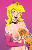 Princess_Peach Super_Mario_Bros stickymon // 550x850 // 147.6KB // jpg