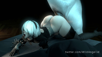 3D Android_2B Animated Blender Nier Nier_Automata Sound wildangel3d // 1280x720, 13.7s // 9.9MB // webm