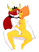 Adventure_Time Artmadness Crossover Flame_Princess Hekapoo Star_vs_the_Forces_of_Evil // 1280x1727 // 515.4KB // png