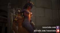 3D Animated Blender Overwatch Sound Symmetra raxastake // 1280x720 // 1.0MB // webm