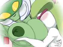 Animated Pokemon Pokemon_Sun_and_Moon Roserade_(Pokémon) Tsareena_(Pokemon) // 1008x756 // 1.5MB // gif