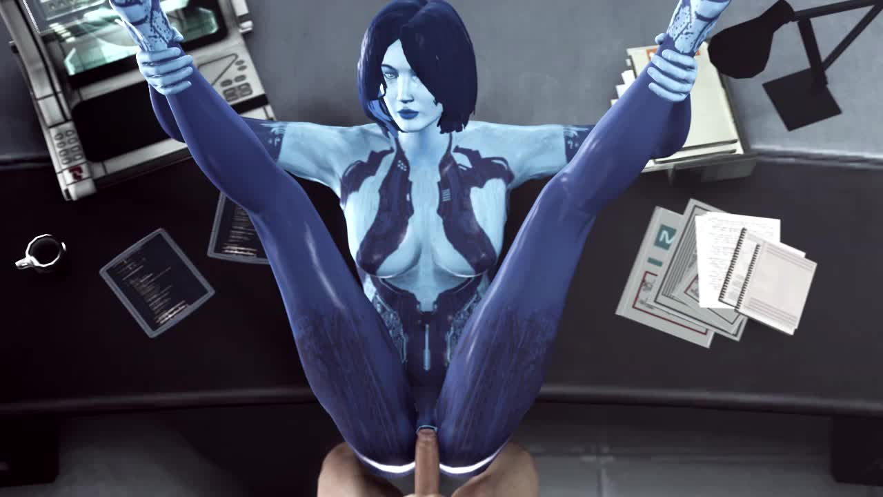 3D Animated Cortana Halo Source_Filmmaker bluelightsfm // 1280x720 // 2.5MB // webm