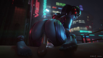 3D Animated Autodesk_Maya Blender Overwatch Sound VG_Erotica Widowmaker // 1280x720, 10s // 4.5MB // webm