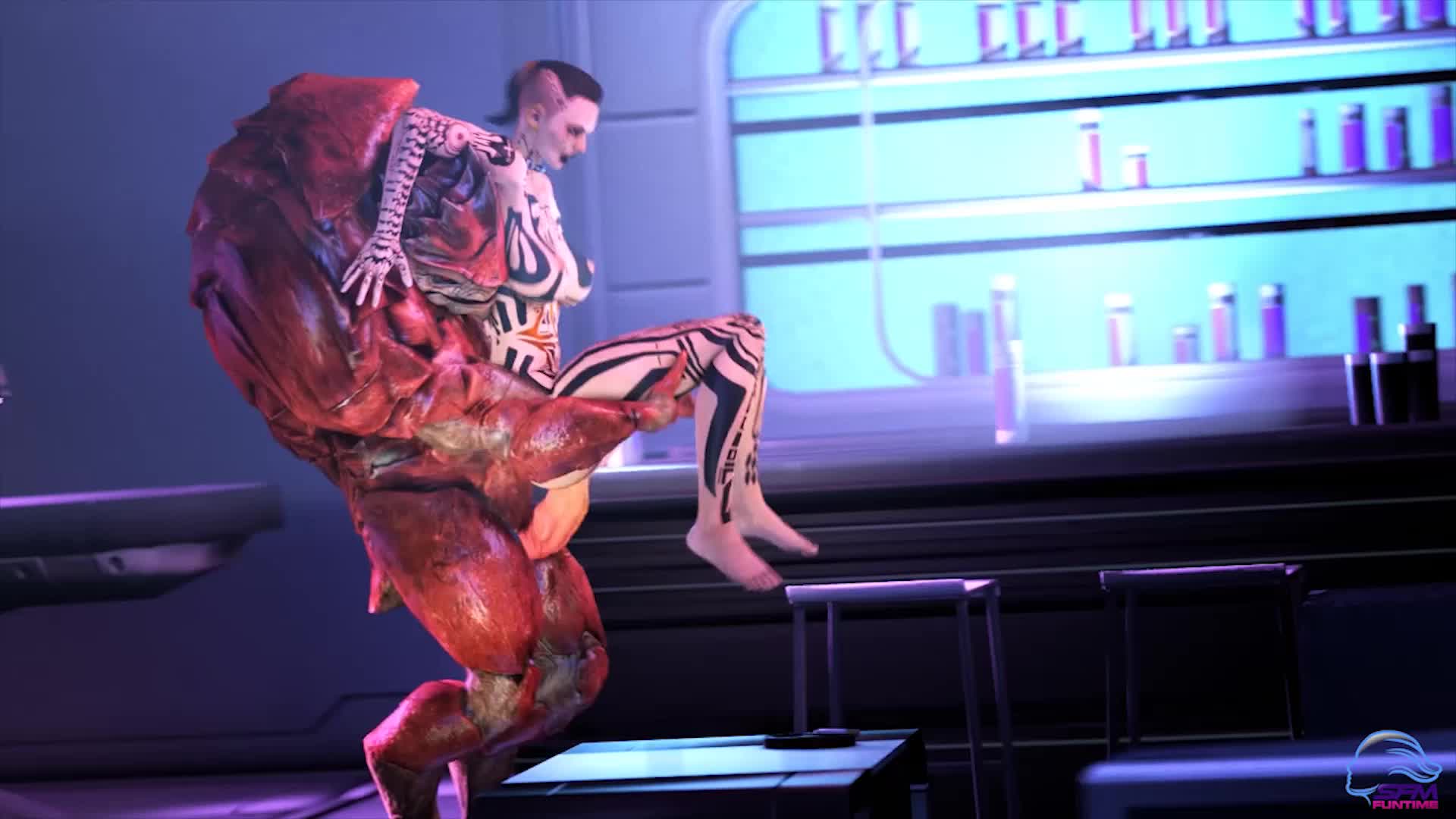 3D Animated Jack_(Subject_Zero) Mass_Effect Source_Filmmaker Wrex sfmfuntime // 1920x1080 // 6.9MB // webm