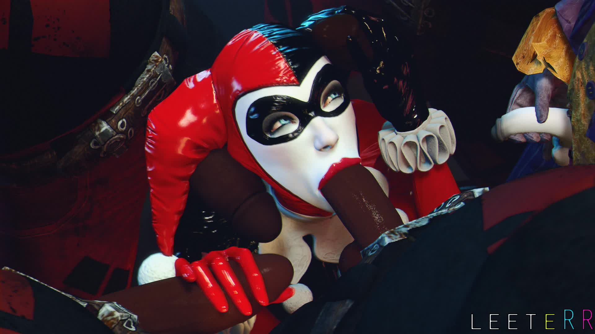 3D Animated Batman_(Series) Batman_Arkham_Knight Harley_Quinn Leeterr Source_Filmmaker // 1920x1080 // 1.6MB // webm