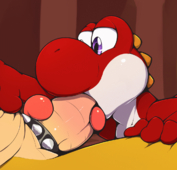 Animated Bowser Super_Mario_Bros Yoshi roy_arashi // 1127x1080 // 4.2MB // gif