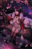 Ahri League_of_Legends Zarory // 2679x4000 // 842.8KB // jpg