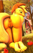 3D Applejack My_Little_Pony_Friendship_Is_Magic Source_Filmmaker thatotherguythere // 2159x3385 // 7.0MB // png