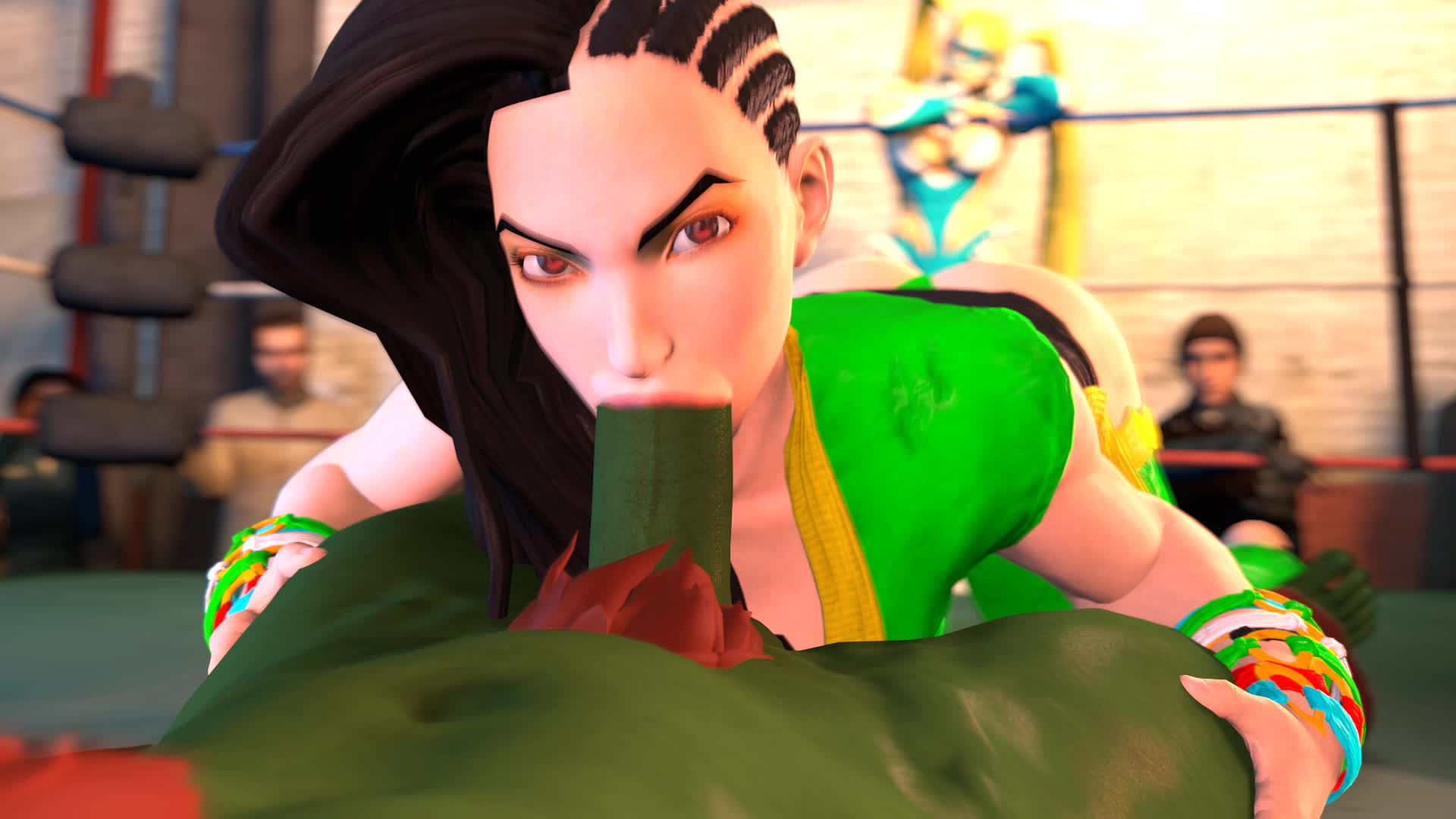 3D Animated Laura_Matsuda Leeterr Street_Fighter Street_Fighter_V // 1920x1080 // 3.1MB // webm