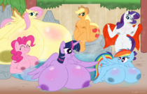 Applejack Fluttershy My_Little_Pony_Friendship_Is_Magic Pinkie_Pie Rainbow_Dash Twilight_Sparkle // 1280x823 // 727.0KB // png