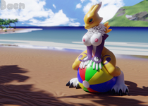 3D Bacn Digimon Renamon // 1400x1000 // 228.8KB // jpg