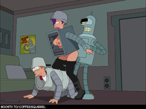 Animated Bender_Bending_Rodríguez Coffeesquirrel Futurama Philip_J._Fry Sound Turanga_Leela webm // 1500x1124, 55.3s // 8.8MB // webm