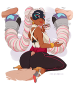 Arms Twintelle merunyaa // 1100x1224 // 813.1KB // png