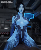 3D Animated Blender Cortana Halo MilkyChestnutNSFW Sound // 720x862, 19.8s // 1.5MB // mp4