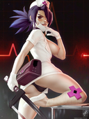 Skullgirls TheMaestroNoob Valentine // 4500x6000 // 1.4MB // jpg