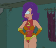 Animated Futurama Turanga_Leela // 721x616 // 1.4MB // gif