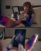 3D Blender D.Va Overwatch VG_Erotica // 2000x2500 // 1.2MB // jpg