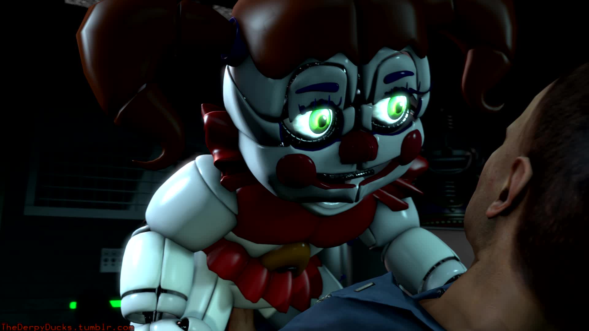 3D Animated Circus_Baby DerpyDuck Five_Nights_at_Freddy's Sister_Location Source_Filmmaker // 1920x1080 // 636.2KB // webm