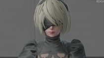 3D Android_2B Animated Blender Nier Nier_Automata Sound redmoa // 960x540 // 23.5MB // webm