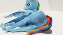 3D Blender My_Little_Pony_Friendship_Is_Magic Rainbow_Dash // 1280x720 // 1.2MB // png