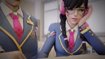 3D Animated D.Va Overwatch Sound magmallow // 1280x720 // 5.6MB // mp4